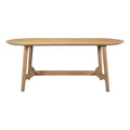 Solid Oak Dining Table, 76 x 36 in