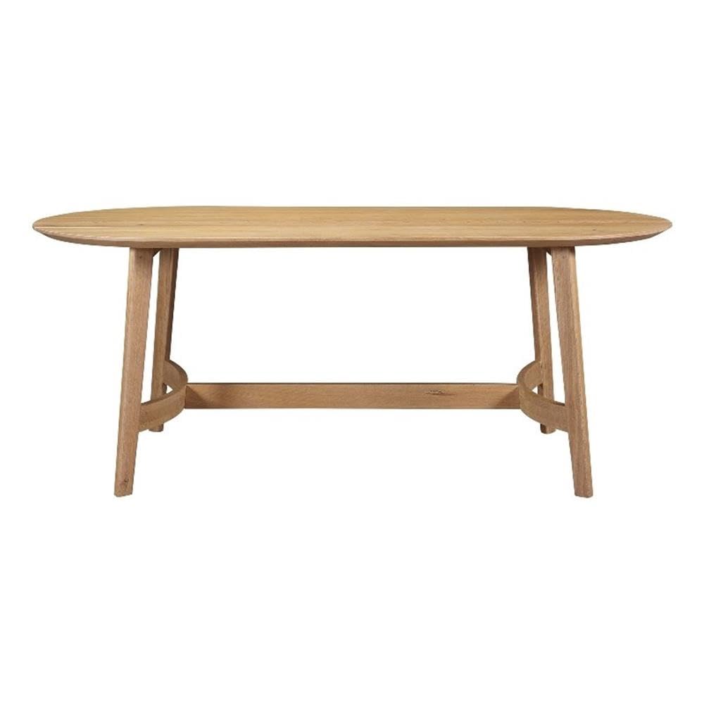 Solid Oak Dining Table, 76 x 36 in