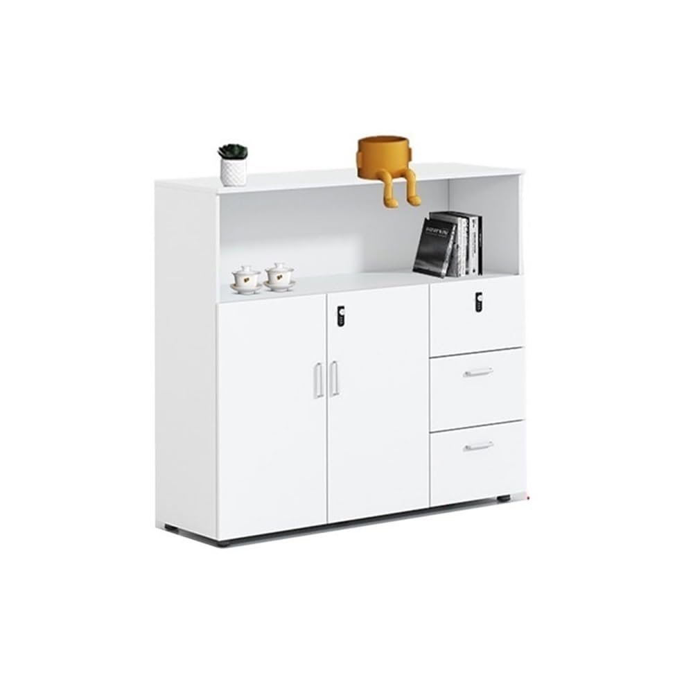 Locking Wood-Based Office File Cabinet