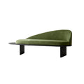 Upholstered Wooden Bedroom Bench with Backrest
