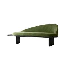 Upholstered Wooden Bedroom Bench with Backrest