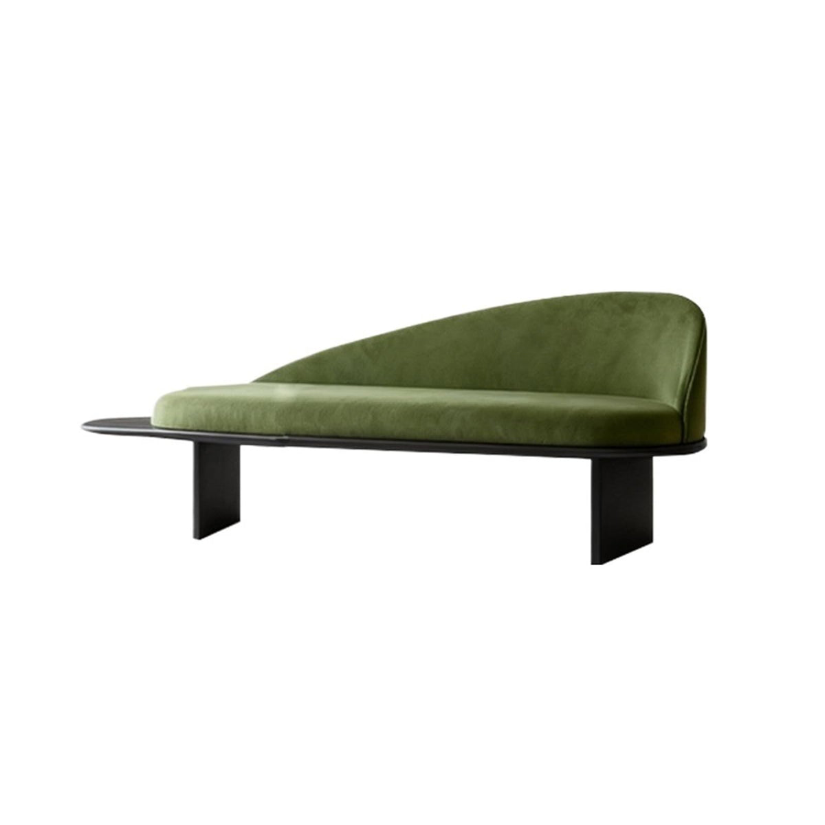 Upholstered Wooden Bedroom Bench with Backrest