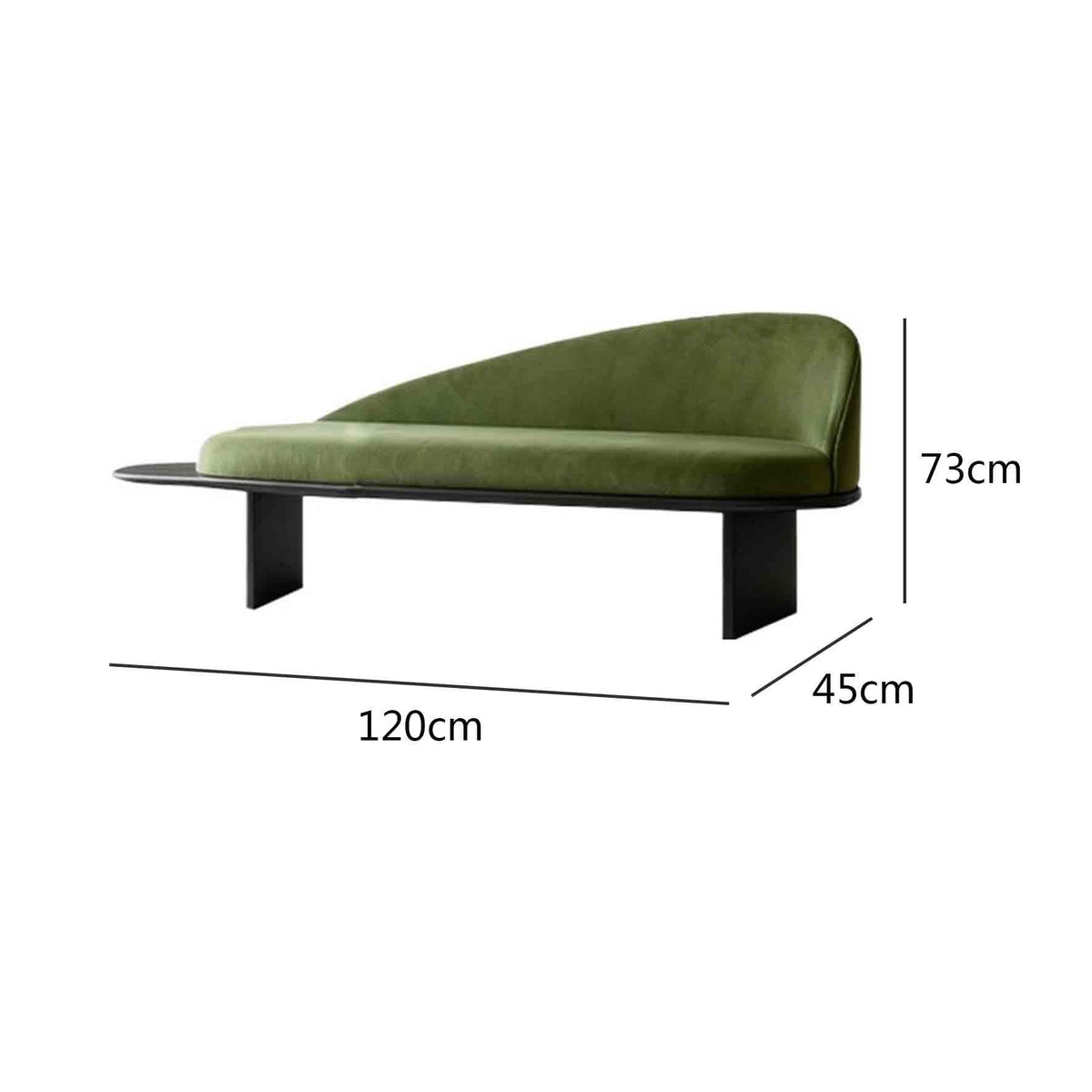Upholstered Wooden Bedroom Bench with Backrest