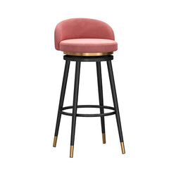 Velvet Swivel Bar Stools, 75 cm Seat Height