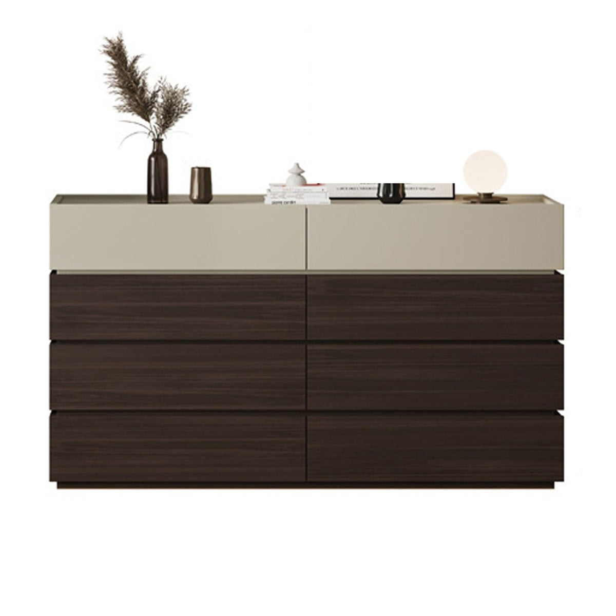 Wood-Based Drawer Chest with Metal Slides