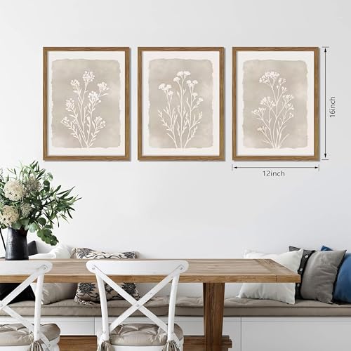 Floral Wall Art Set of Three