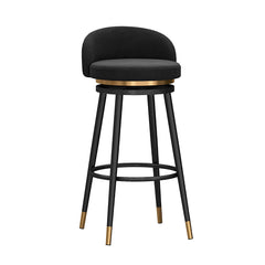Velvet Swivel Bar Stools, 75 cm Seat Height