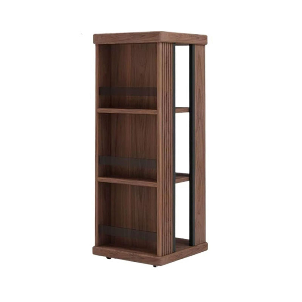 Mobile Wooden Display Bookcase, 40 x 40 x 106 cm