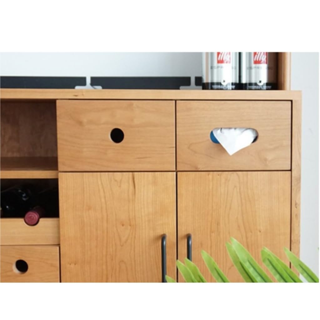 Wooden Buffet Cabinet with Drawers, 100 cm Wide