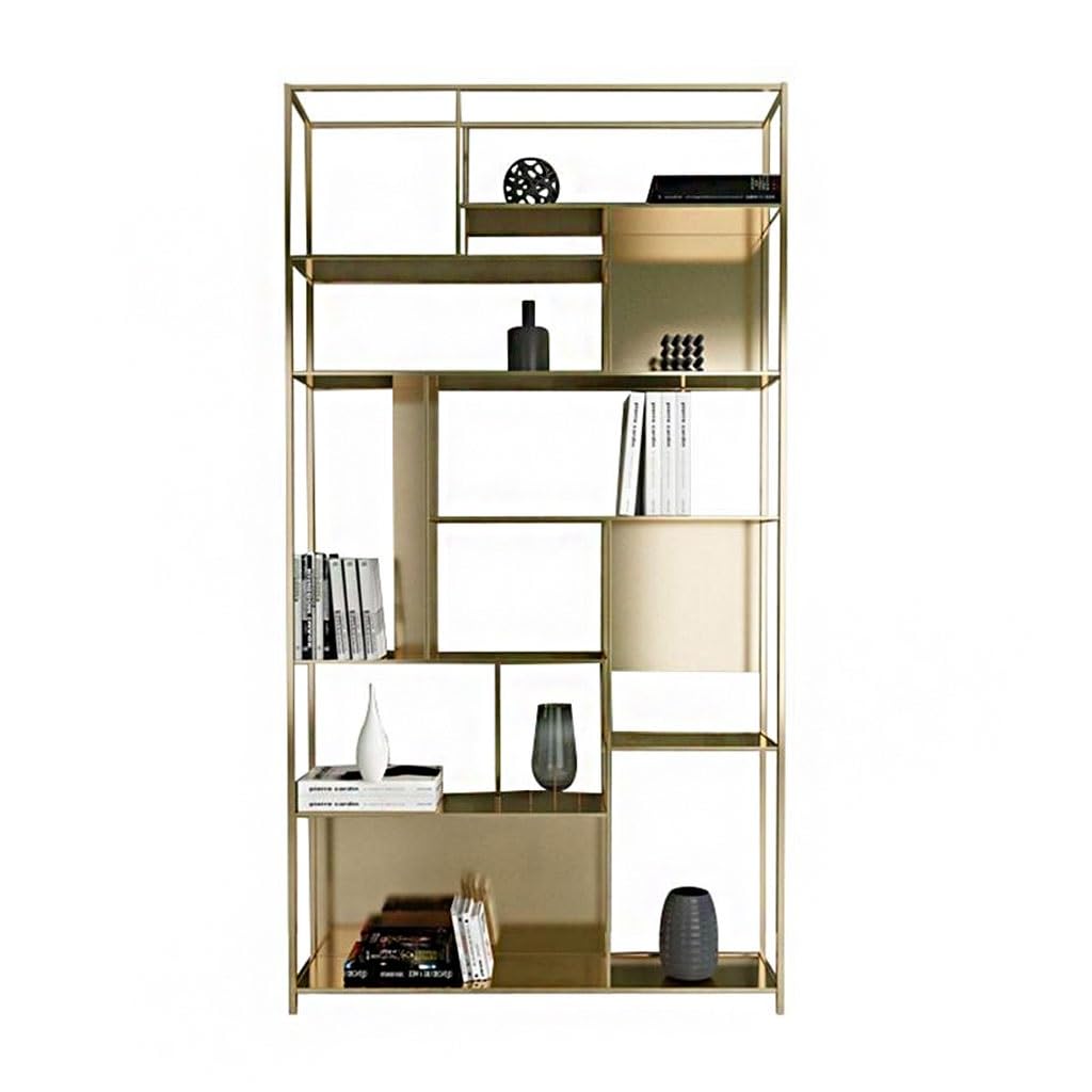 Tall Metal Open Bookcase, 100 or 120 cm Wide