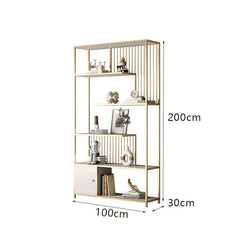 Open Metal Bookcase and Display Divider