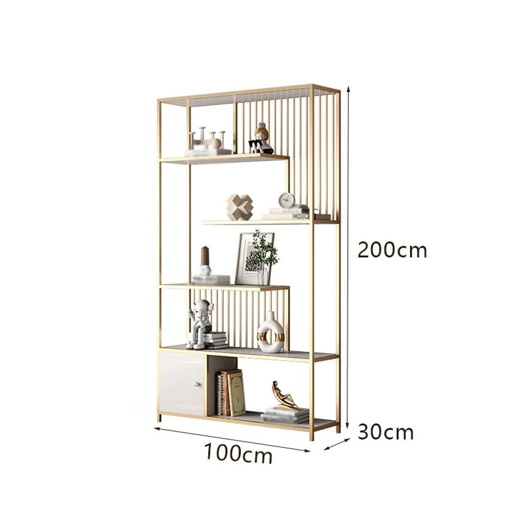 Open Metal Bookcase and Display Divider