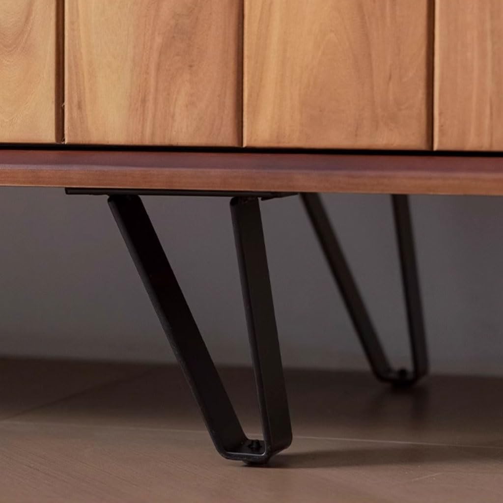 Elm Media Console with Drawers and Cabinets