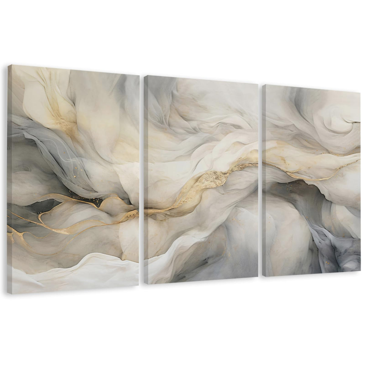 Framed Abstract Wall Art Set of Three