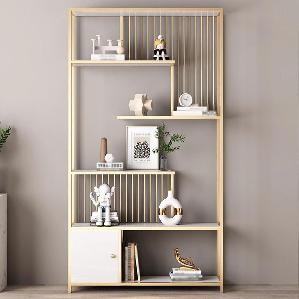 Open Metal Bookcase and Display Divider