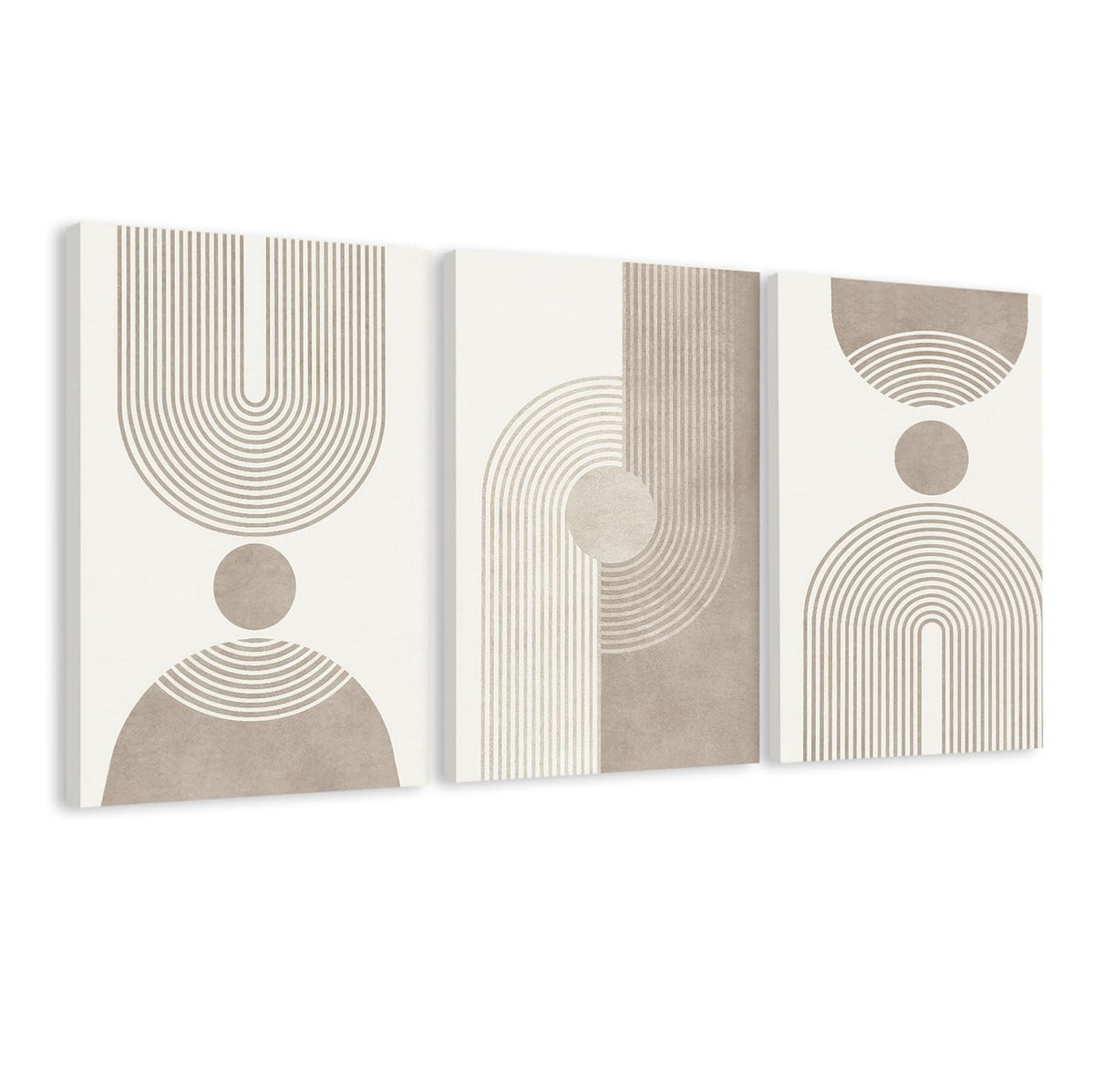 Framed Abstract Wall Art Set of Three