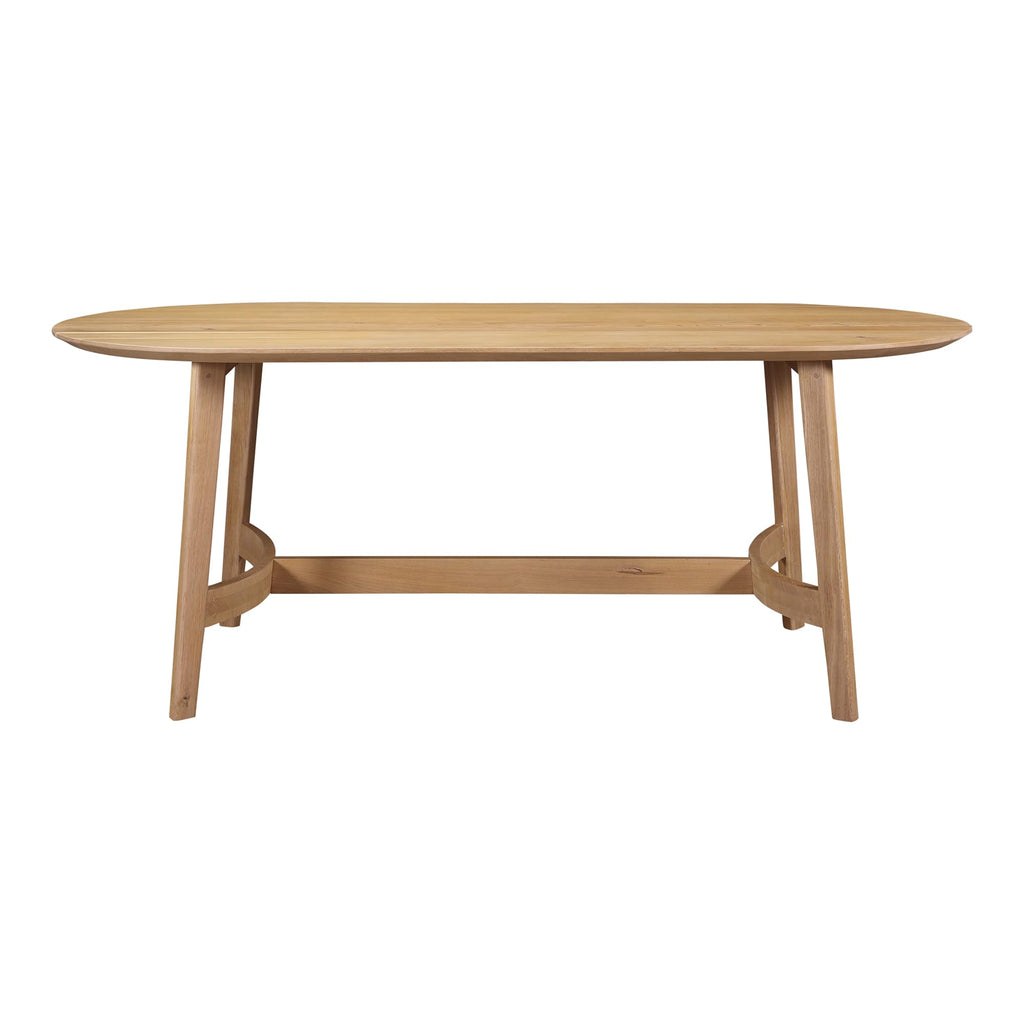Solid Oak Dining Table, 76 x 36 in