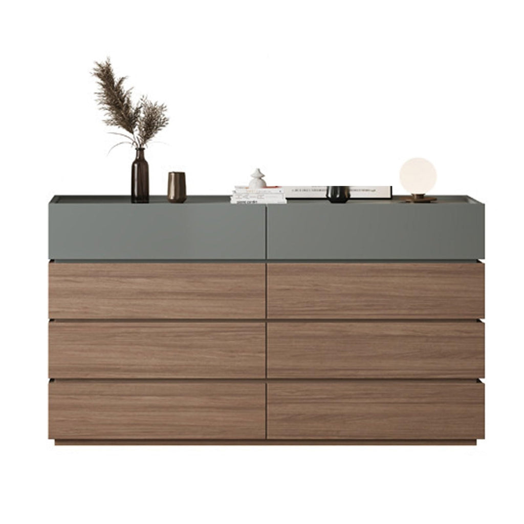 Wood-Based Drawer Chest with Metal Slides