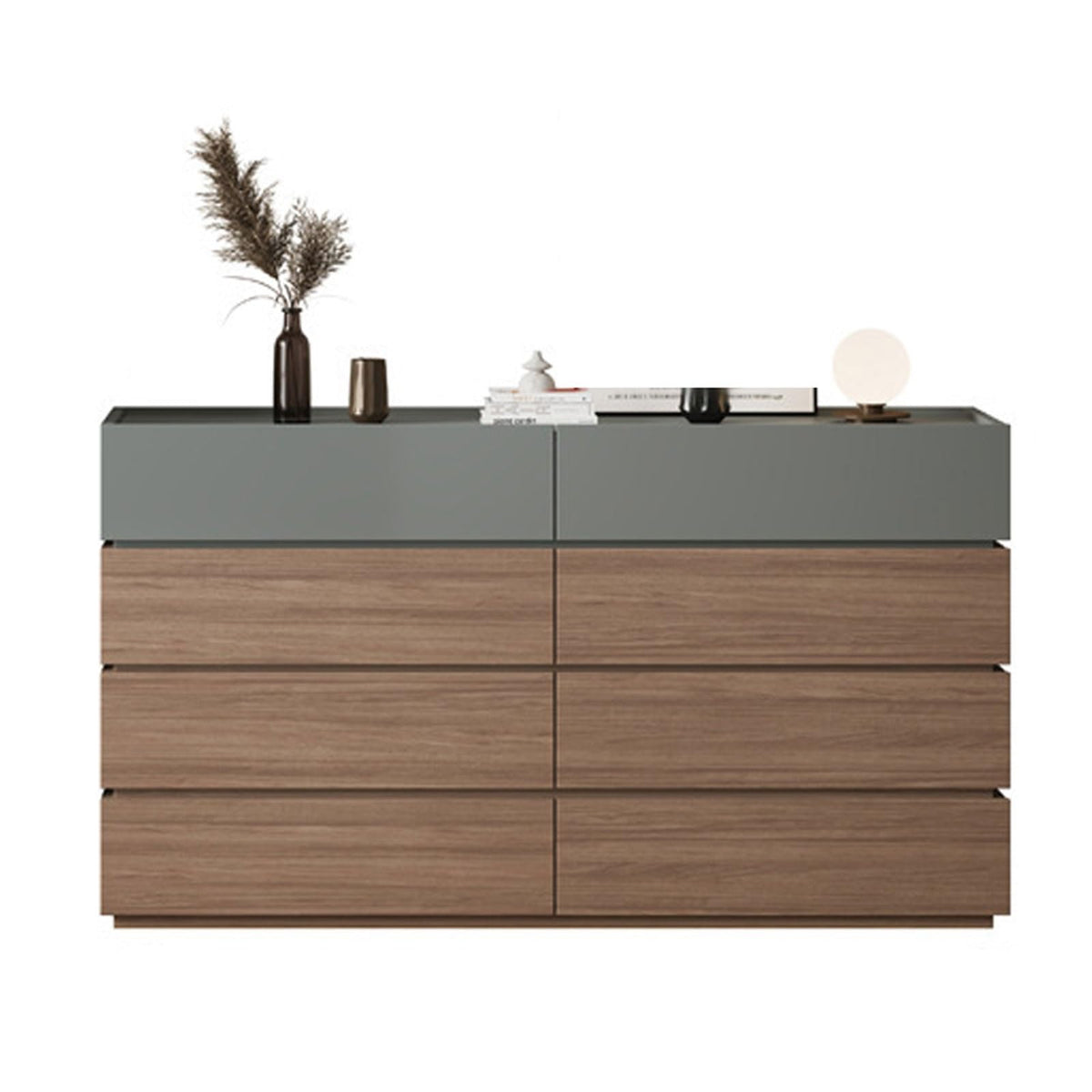 Wood-Based Drawer Chest with Metal Slides