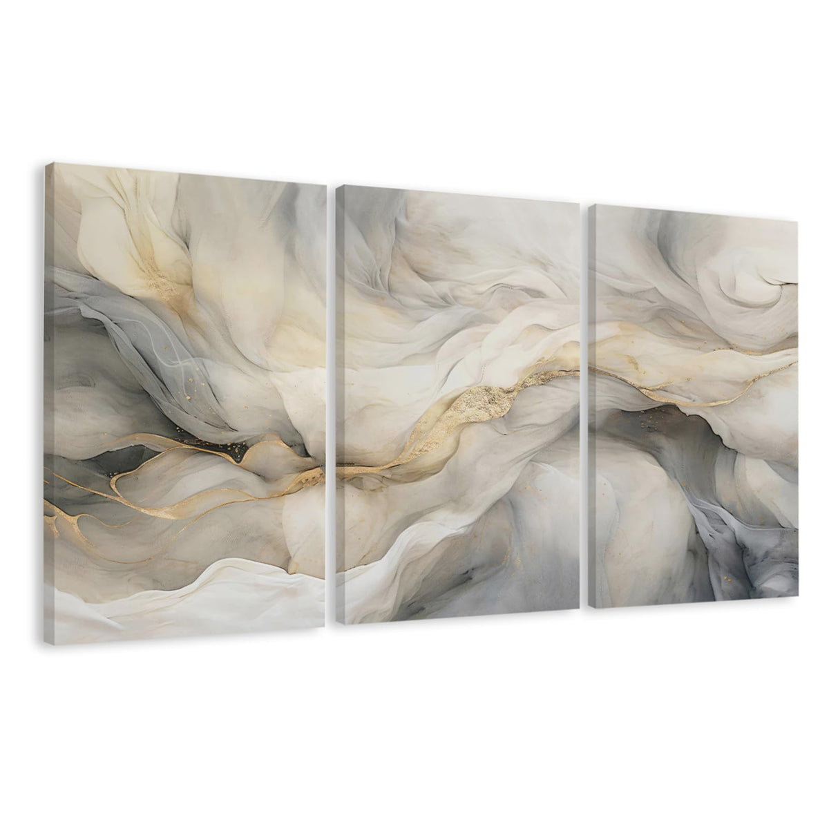 Framed Abstract Wall Art Set of Three