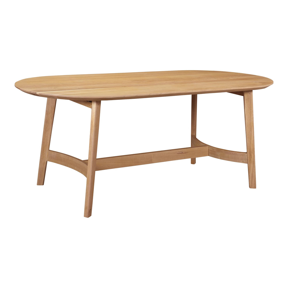 Solid Oak Dining Table, 76 x 36 in