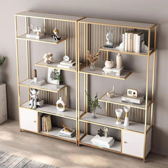 Open Metal Bookcase and Display Divider