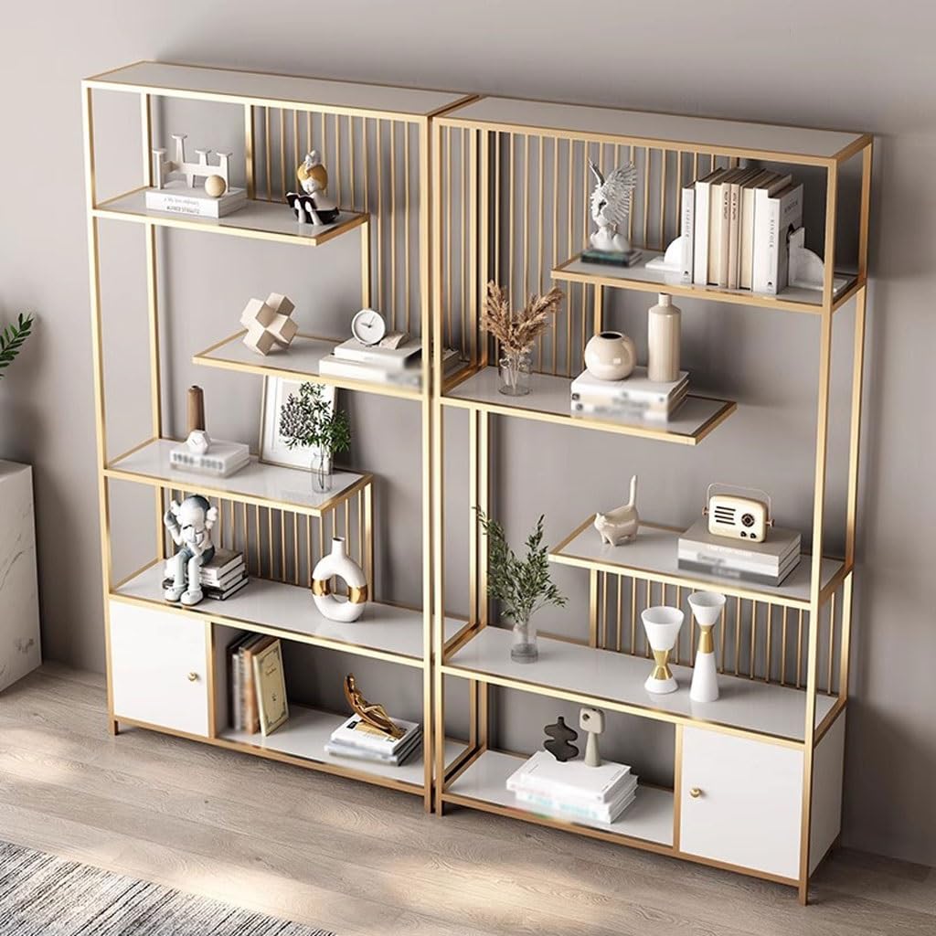Open Metal Bookcase and Display Divider