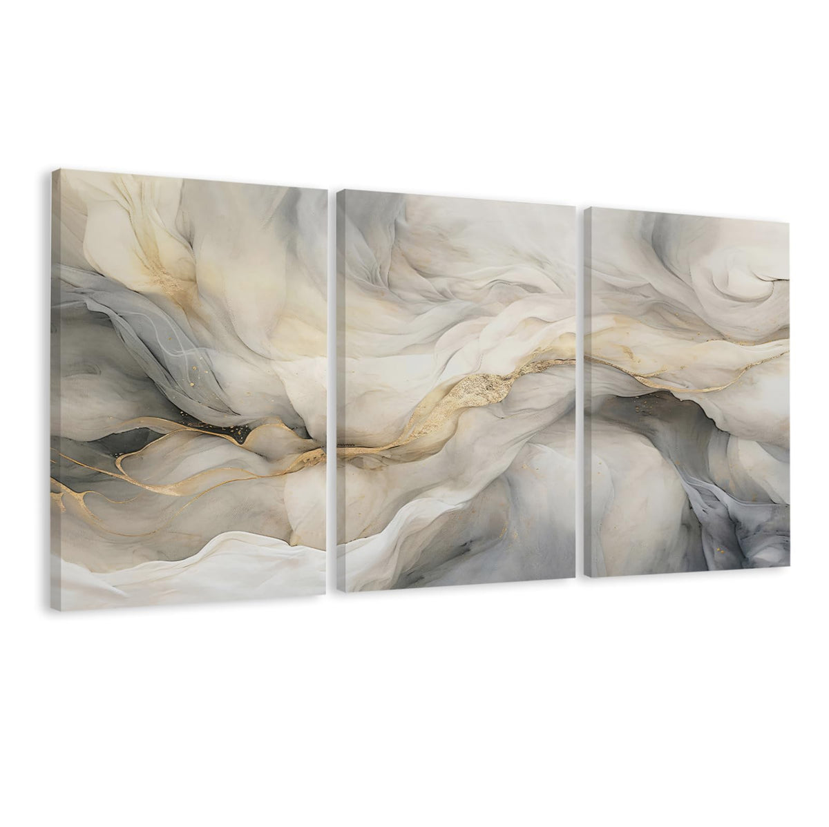 Framed Abstract Wall Art Set of Three