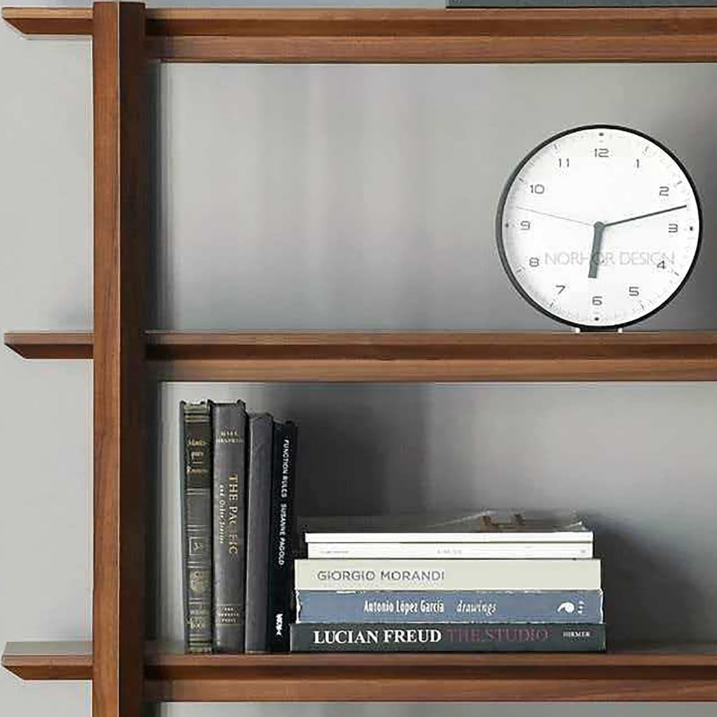 Open Multi-Tier Wooden Bookcase and Room Divider