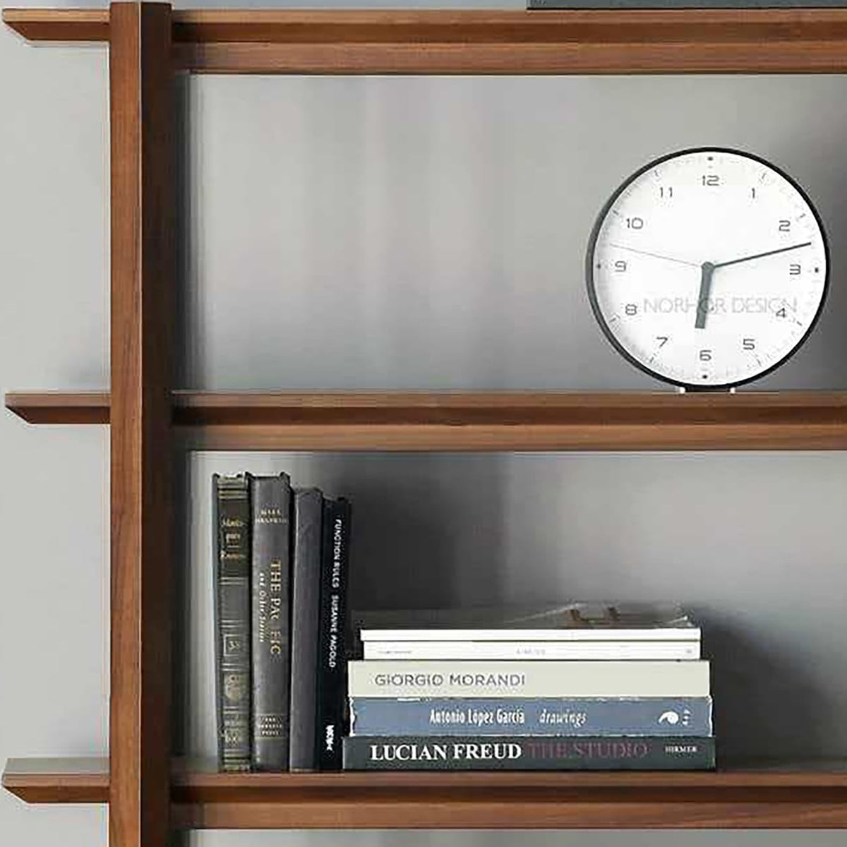 Open Multi-Tier Wooden Bookcase and Room Divider