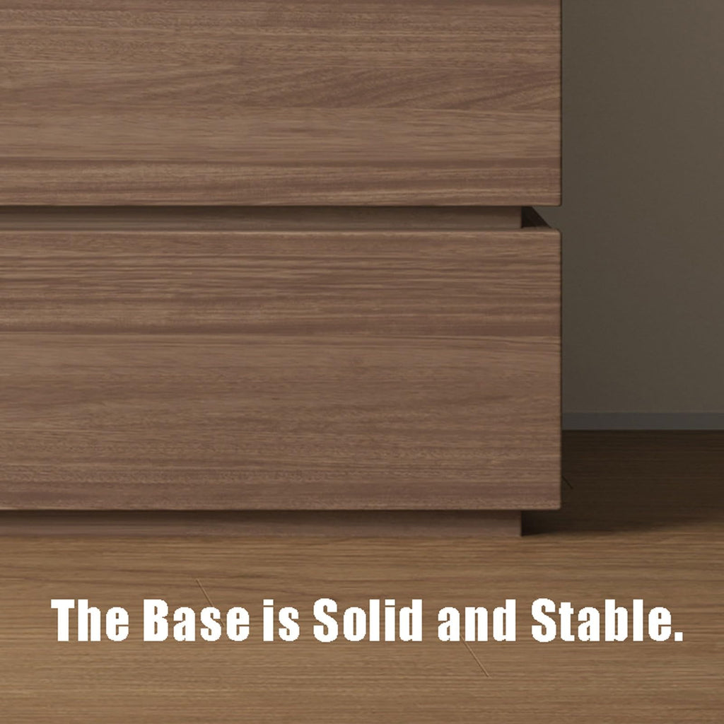 Wood-Based Drawer Chest with Metal Slides