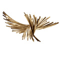 Curved Metal Strip Wall Sculpture