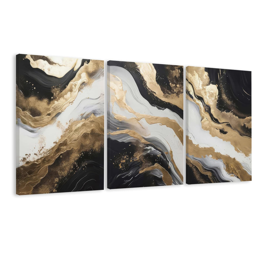 Framed Abstract Wall Art Set of Three