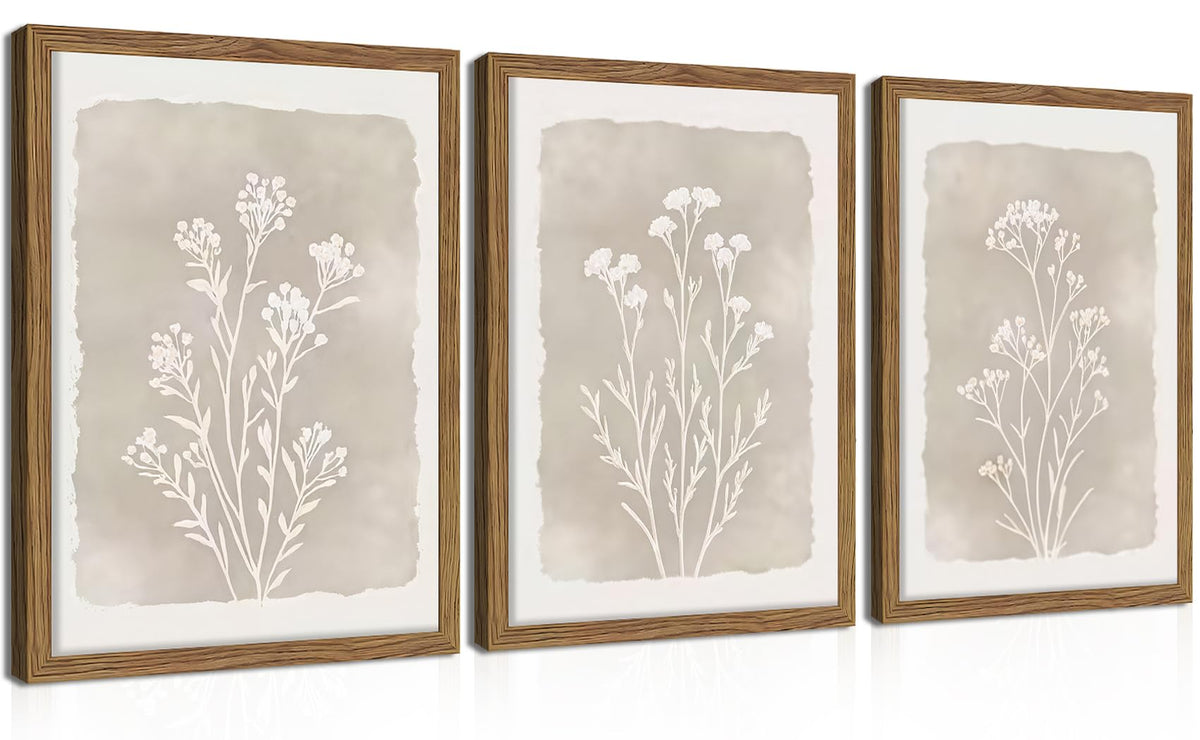 Floral Wall Art Set of Three
