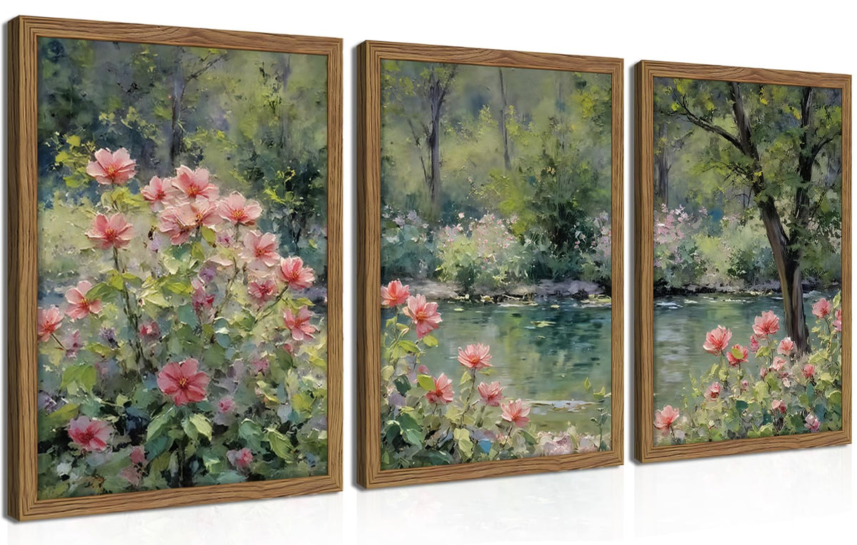Floral Wall Art Set of Three