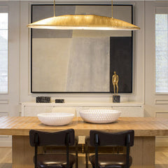 Retro Copper-Tone Chandelier, 152 x 70 cm