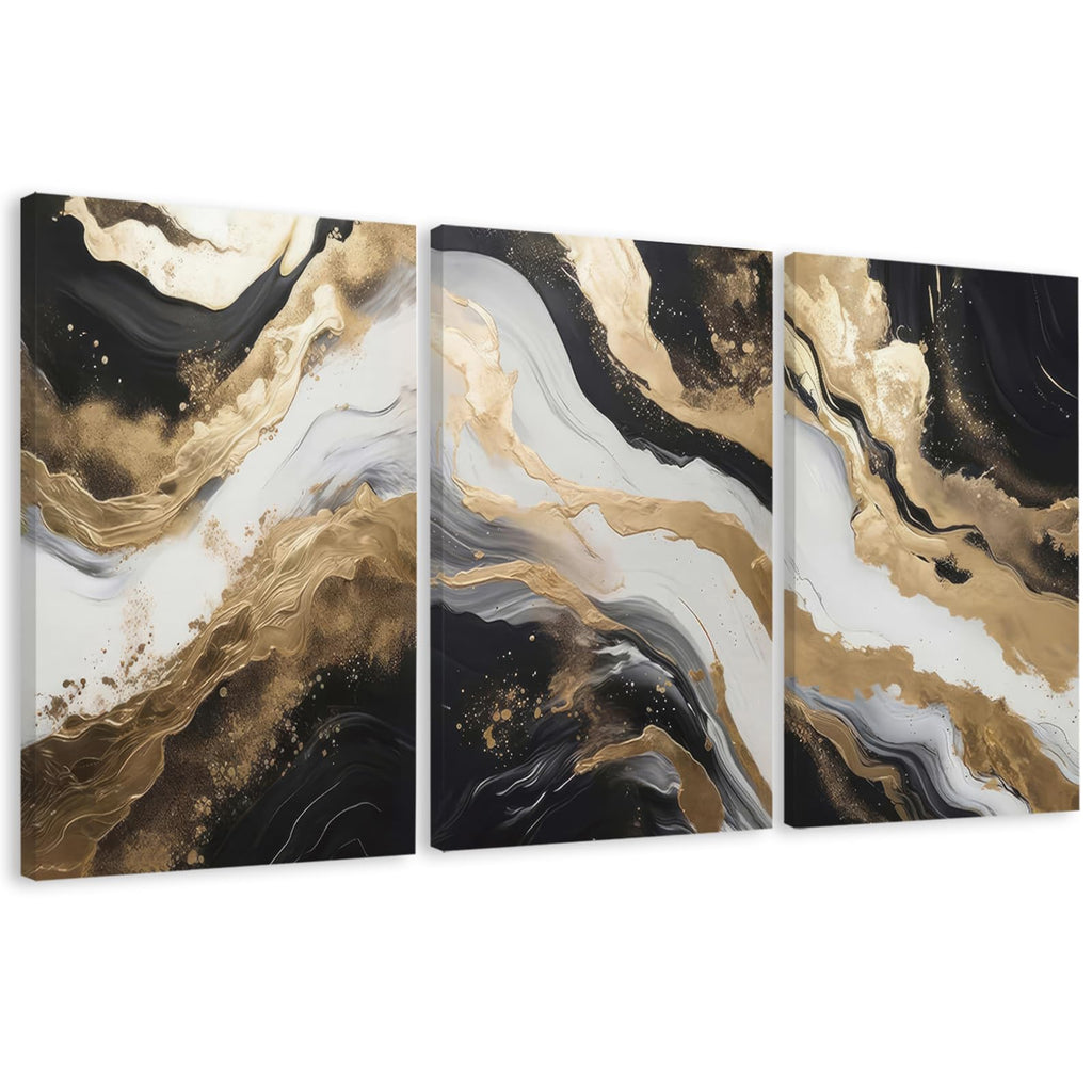Framed Abstract Wall Art Set of Three