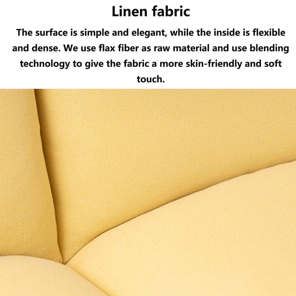 Linen Pull-Out Sofa Bed, 2.1 m