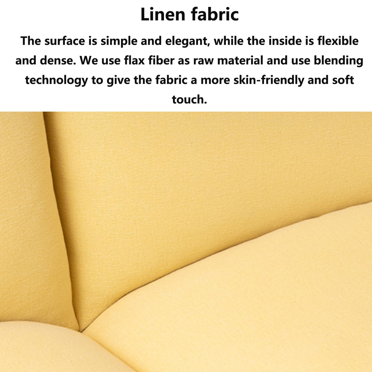 Linen Pull-Out Sofa Bed, 2.1 m