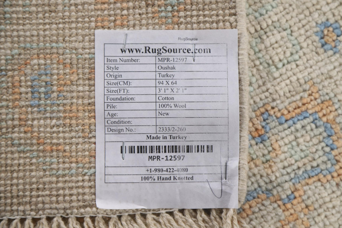 Hand-Knotted Transitional Wool Rug in Multiple Sizes
