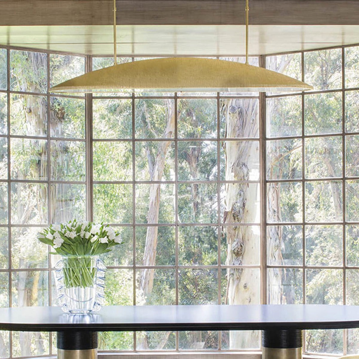 Retro Copper-Tone Chandelier, 152 x 70 cm