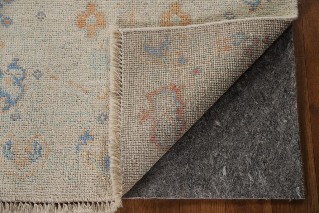 Hand-Knotted Transitional Wool Rug in Multiple Sizes