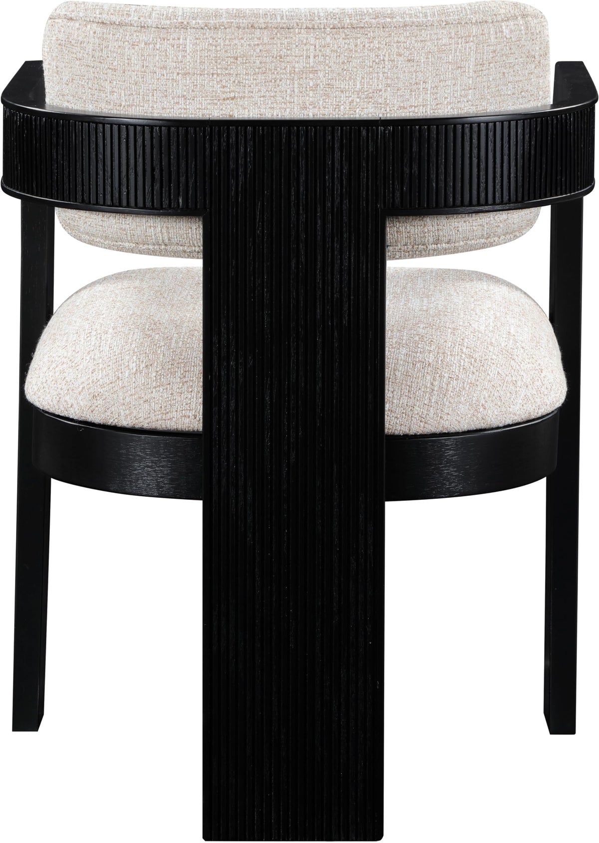 Upholstered Wood-Frame Dining Chairs, Set of Two