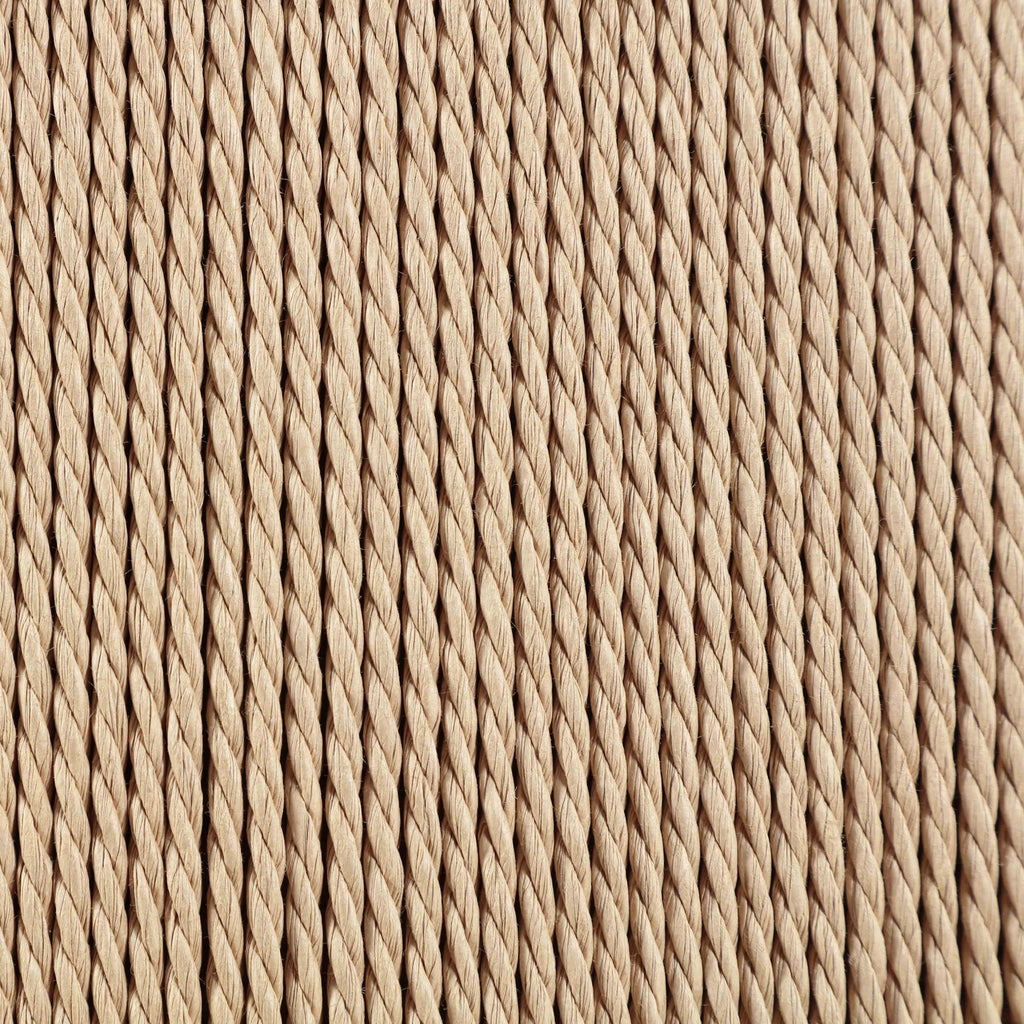 Woven Seagrass Wood Dining Chairs, Set of Two